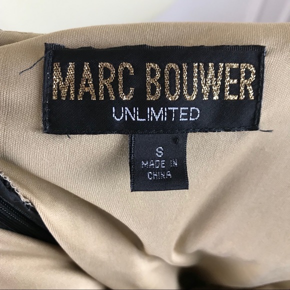 Marc Bouwer | Black and Tan Cut-out Dress - Picture 5 of 6